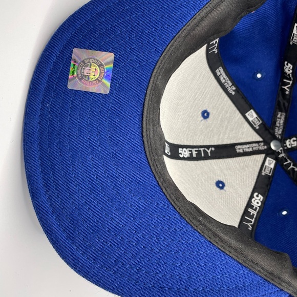 NEW ERA Kansas Jayhawks Fitted Size 7 3/8 - Picture 12 of 13